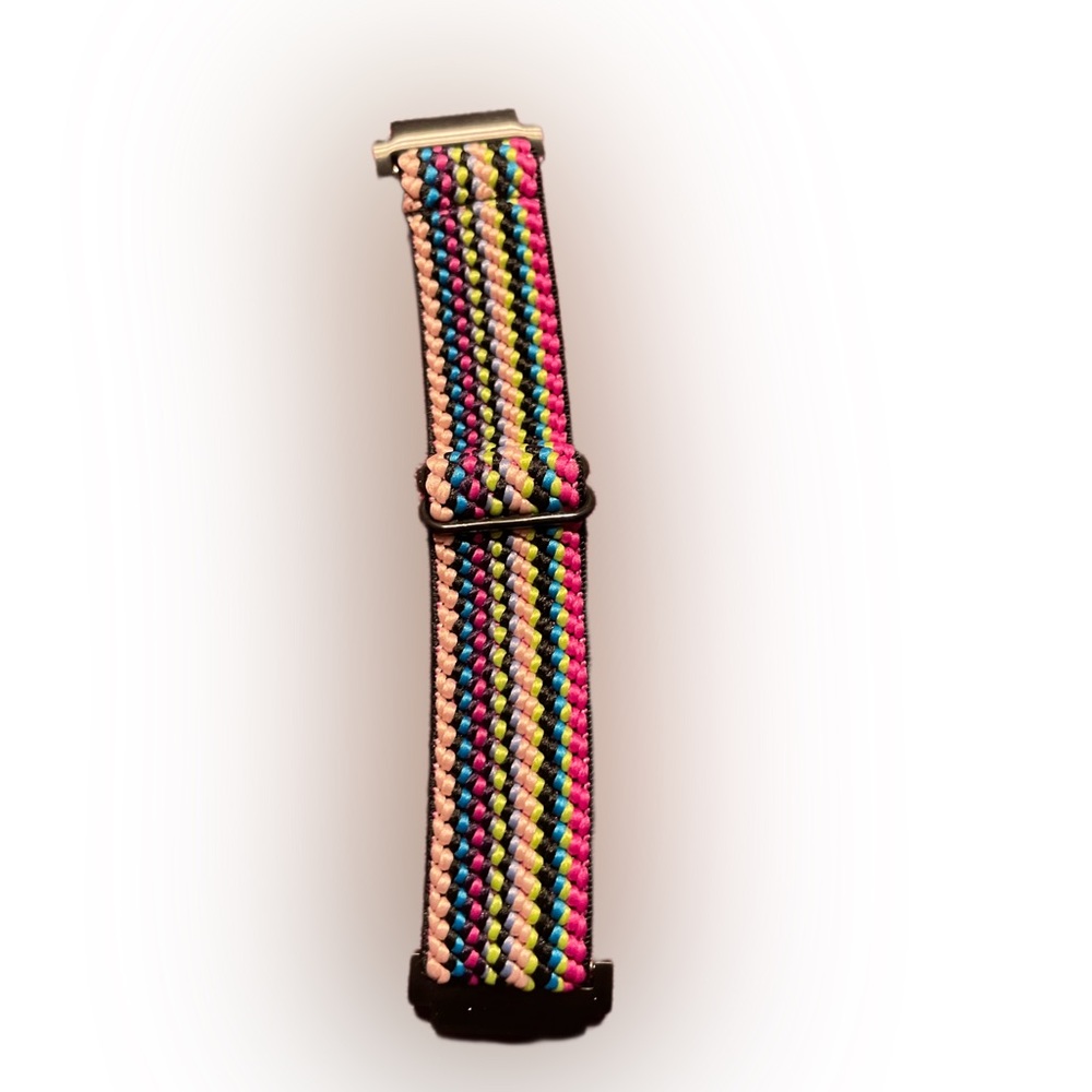 Multi stripe Print Stretchy Adjustable Apple Watch Band